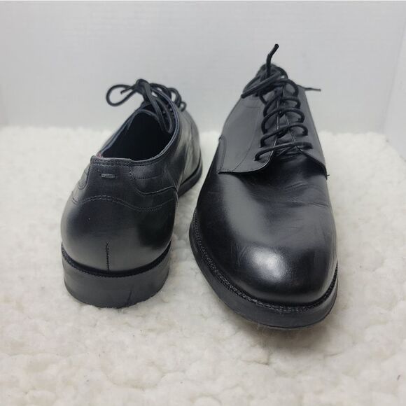 Cole Haan Modern Essential Mens Oxford  Size 8 Black Leather Plain Toe C30582 - Picture 7 of 10